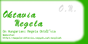 oktavia megela business card